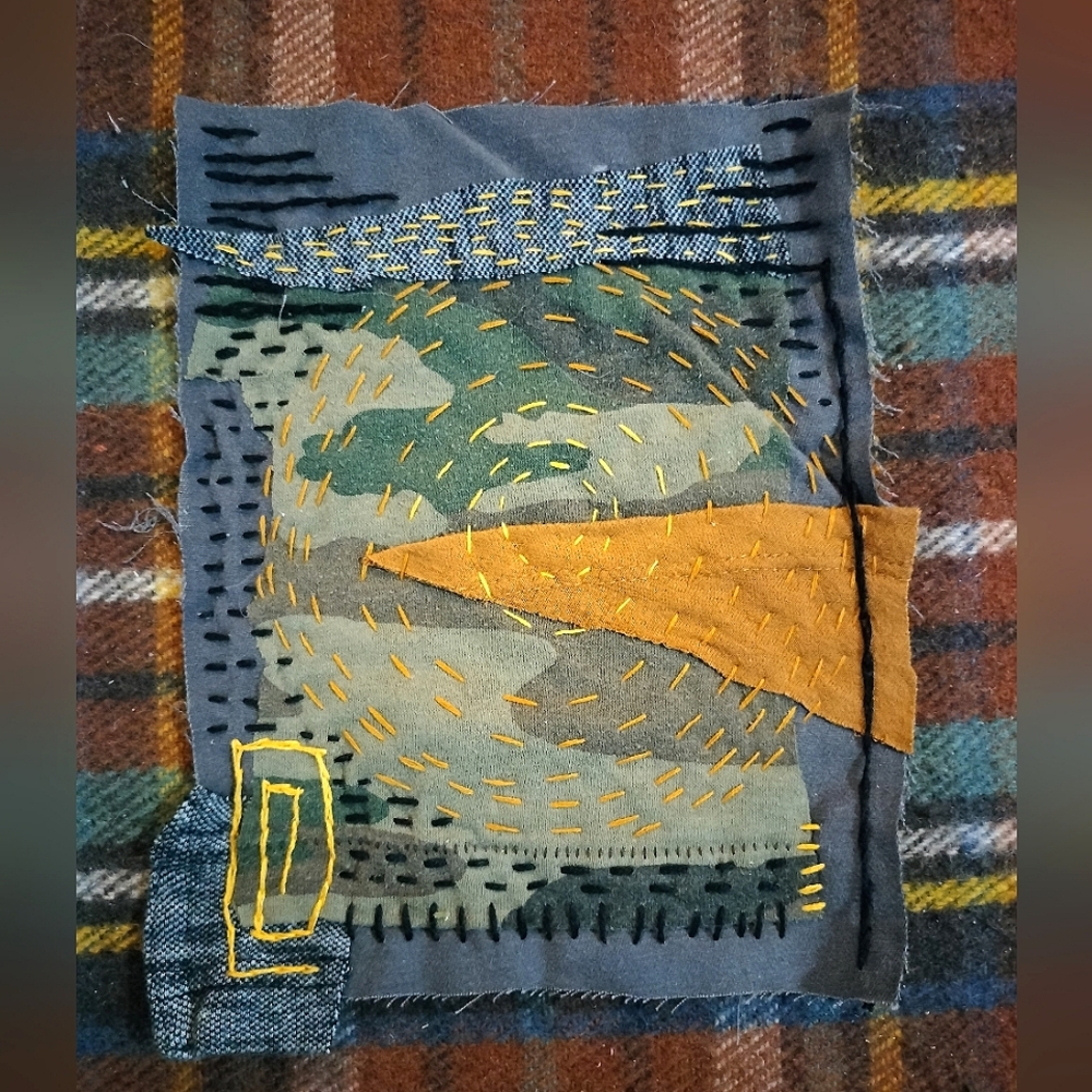 Hand Sewn Camo Patch